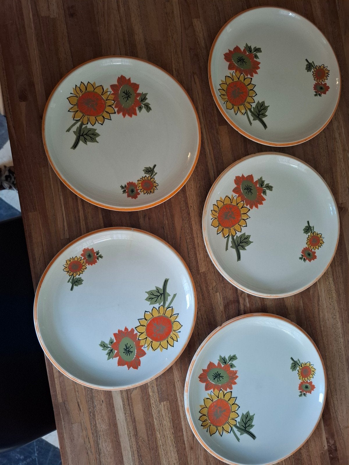5 vintage borden, Ophalen