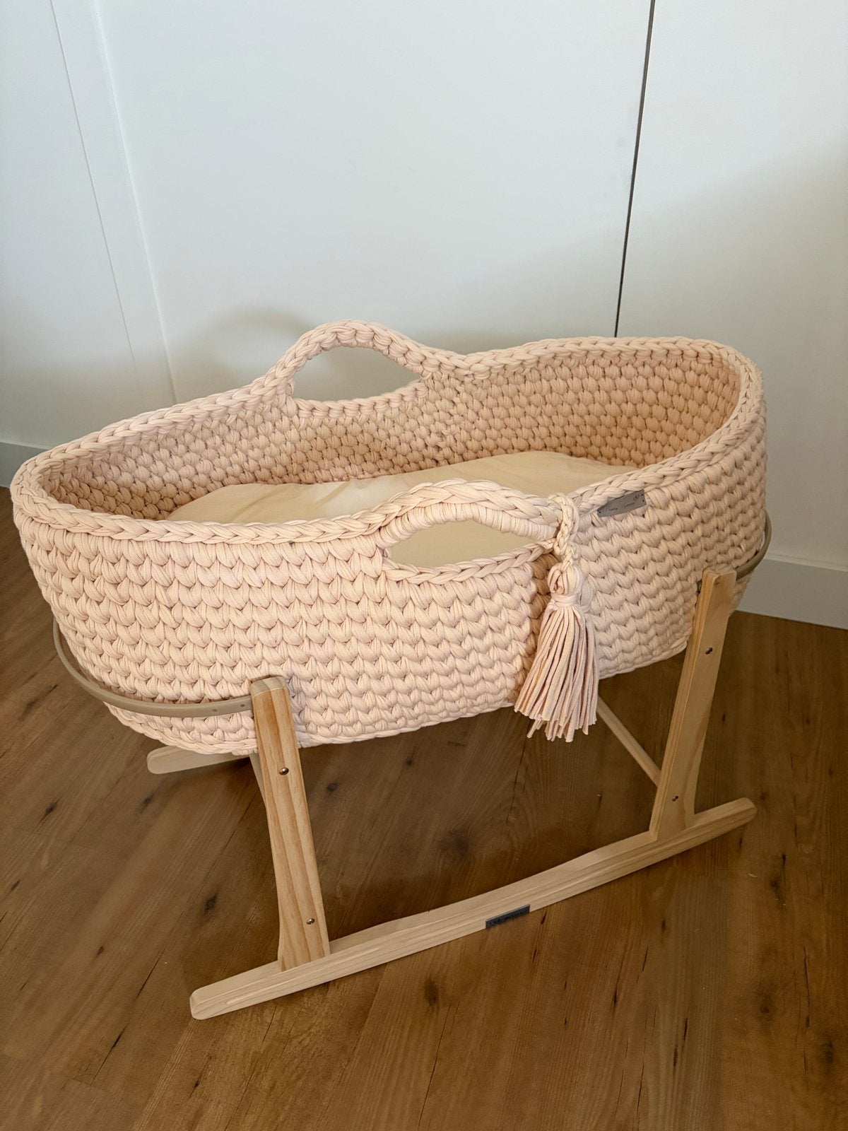 Nieuw prachtig gevlochten Mozes mand voor baby's, Kinderen en Baby's, Babywiegjes en Ledikanten, Ophalen, Nieuw, Wieg