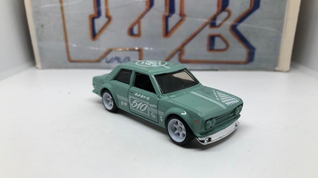 C31 Datsun 510 Hot Wheels Hotwheels VAVB zgan custom, Ophalen of Verzenden, Zo goed als nieuw, Auto