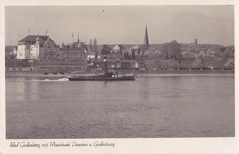 Sleepboot. Bad-Godesberg. No 3., Verzenden, 1920 tot 1940, Gelopen, Overige thema's