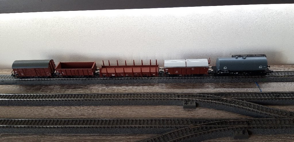 5 Marklin wagens uit startset 29721, Wisselstroom, Wagon, Ophalen of Verzenden, Zo goed als nieuw
