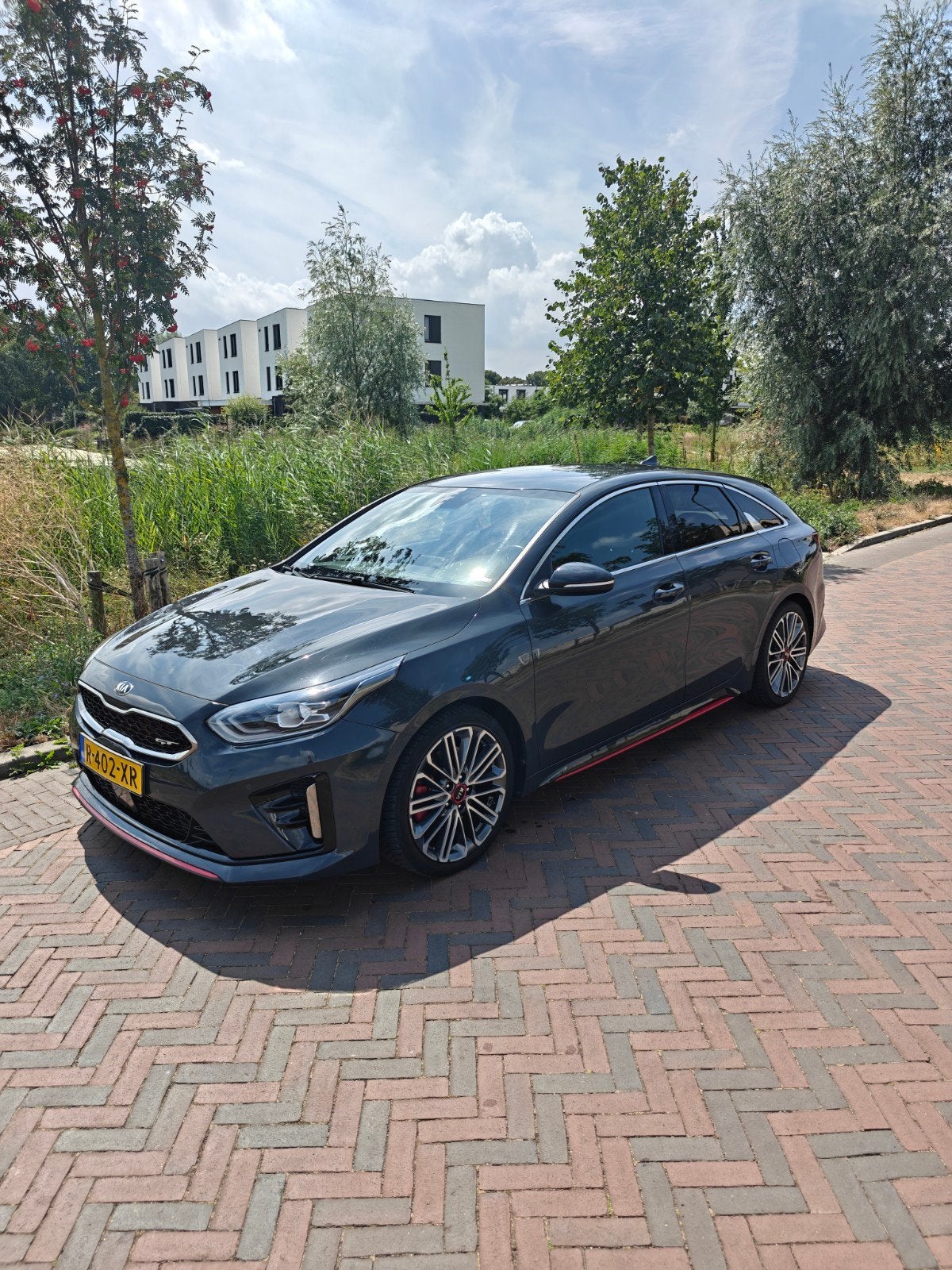 Kia Proceed 1.6 T-gdi 204pk 2018 Grijs (Pro Ceed), Auto's, Bi-Xenon koplampen, 4 cilinders, Leder en Stof, Handgeschakeld