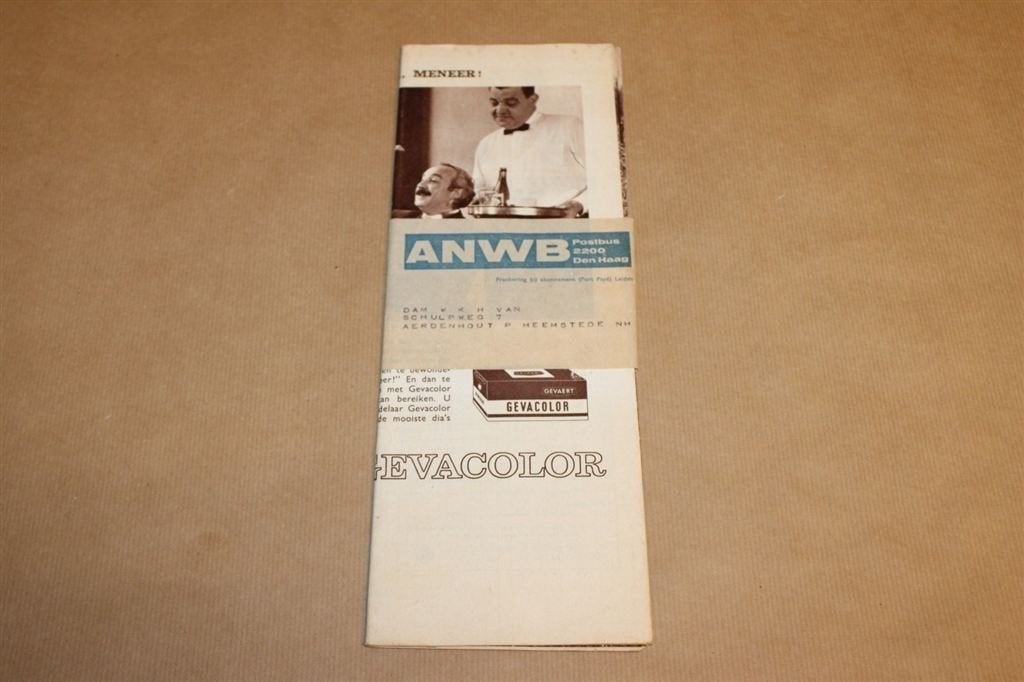 Toeristenkampioen - No. 10 -1962 - Met ANWB verzendwikkel, Ophalen of Verzenden, 1960 tot 1980, Knipsel(s)