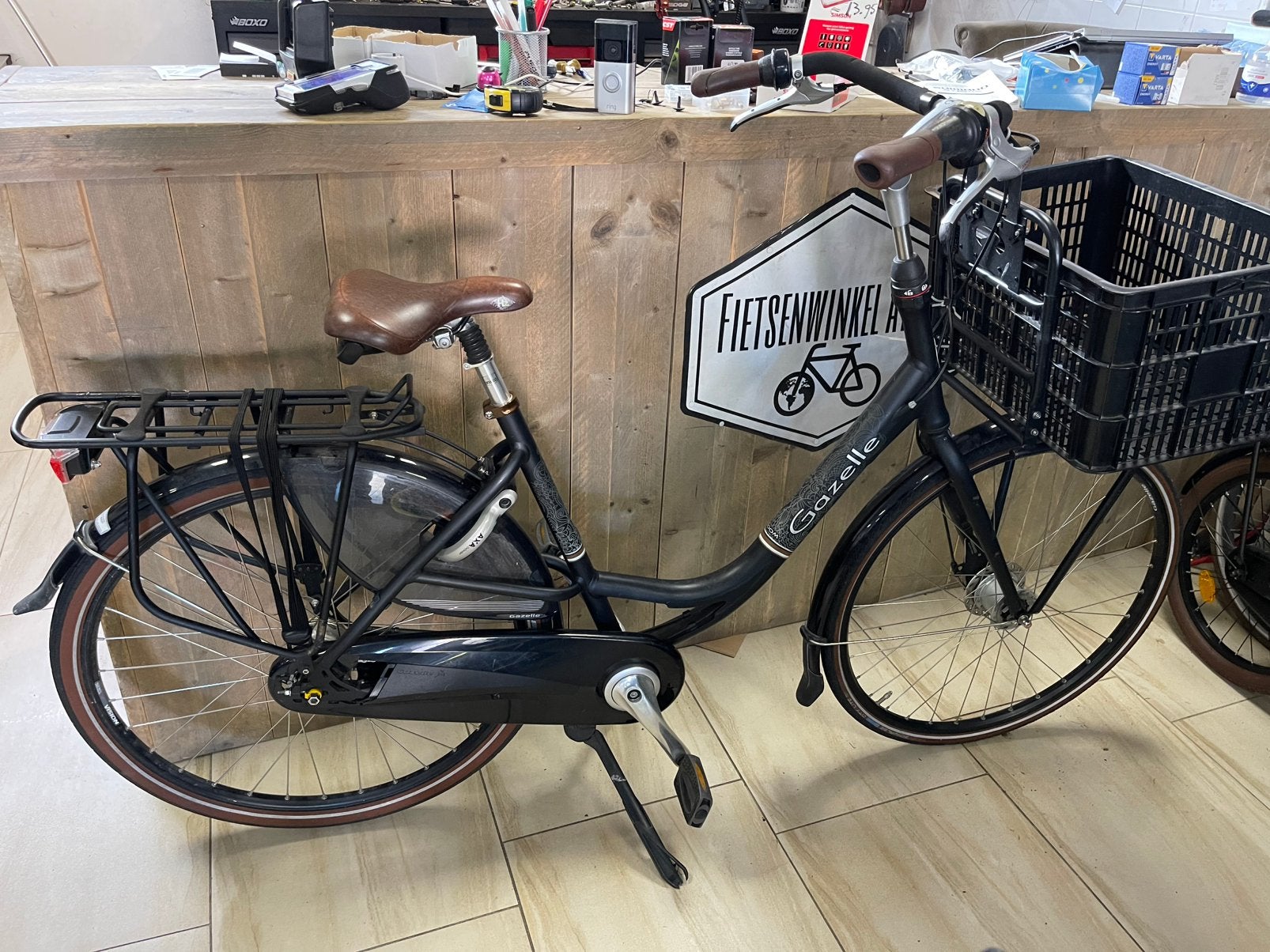 Gazelle bloom damesfiets 28 inch 7V framemaat 53 cm, 50 tot 53 cm, Ophalen, Zo goed als nieuw, Versnellingen