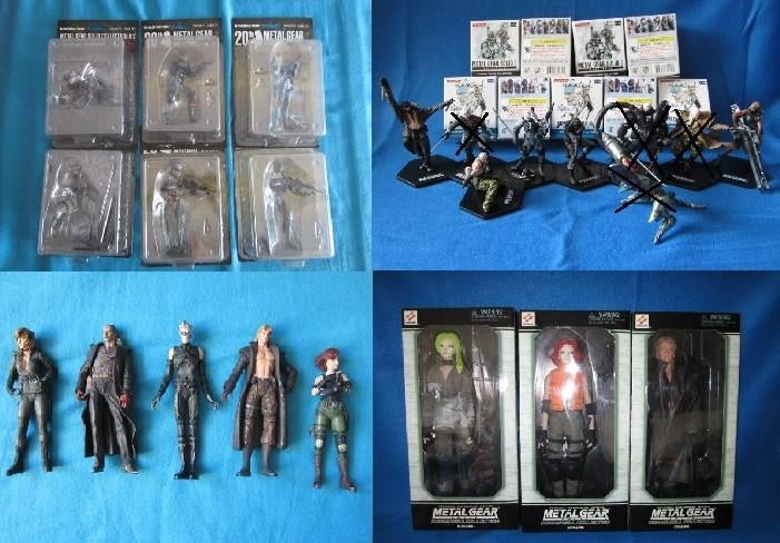 Metal Gear Solid figuur Snake, Ninja, Raiden, Ocelot, Liquid, Ophalen of Verzenden, Zo goed als nieuw