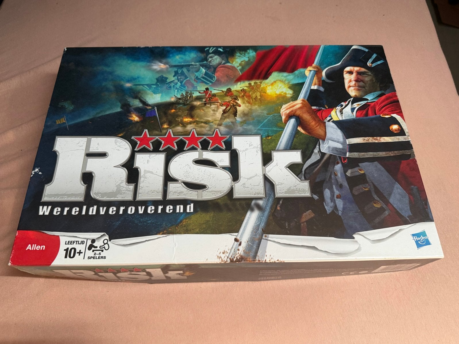 Risk Wereldveroverend - Zo goed als nieuw, Hobby en Vrije tijd, Gezelschapsspellen | Bordspellen, Drie of vier spelers, Ophalen of Verzenden