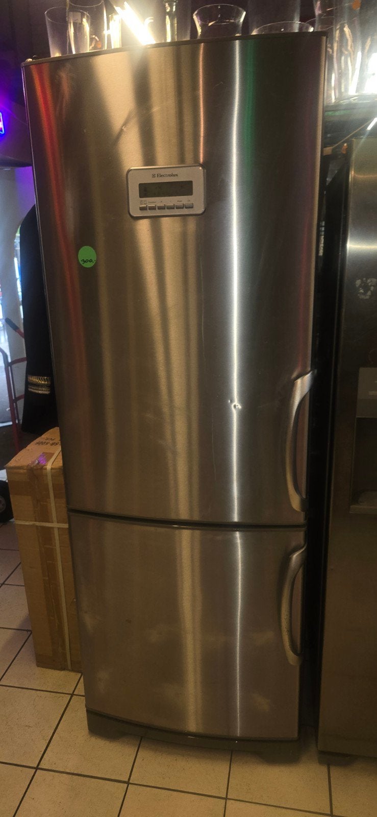 zgan Electrolux RVS koelvriescombinatie met garantie, Ophalen, 200 liter of meer, Met aparte vriezer, 160 cm of meer