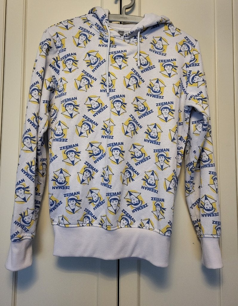 Carnaval, trui, hoodie, Zeeman logo, maat XS, Carnaval, Ophalen of Verzenden, Zo goed als nieuw, Kleding