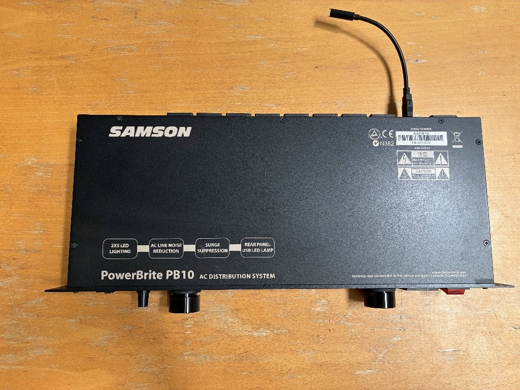 Samson Powerbright PB10, Muziek en Instrumenten, Mengpanelen, Zo goed als nieuw, Ophalen of Verzenden