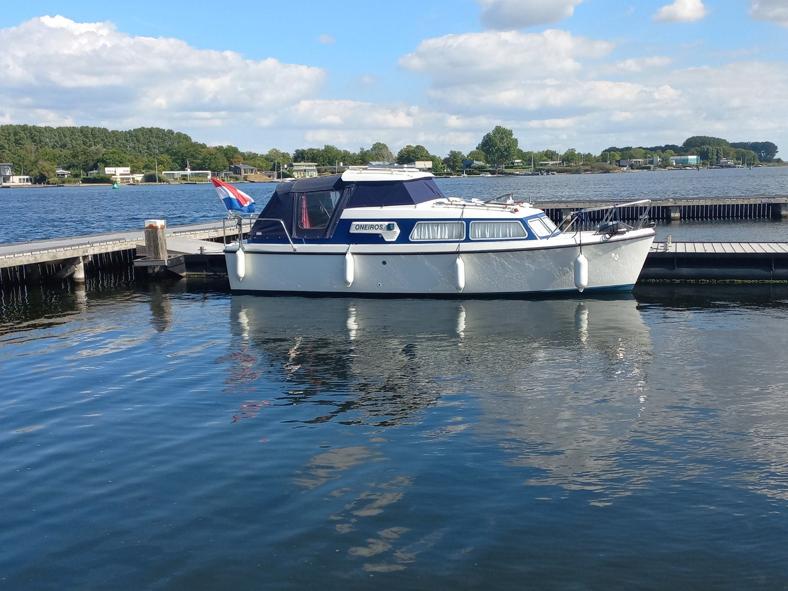 NOORSE polyester motorboot SAFIR 24, Watersport en Boten, Overige merken, 70 cm, Afdekzeil, Binnenboordmotor
