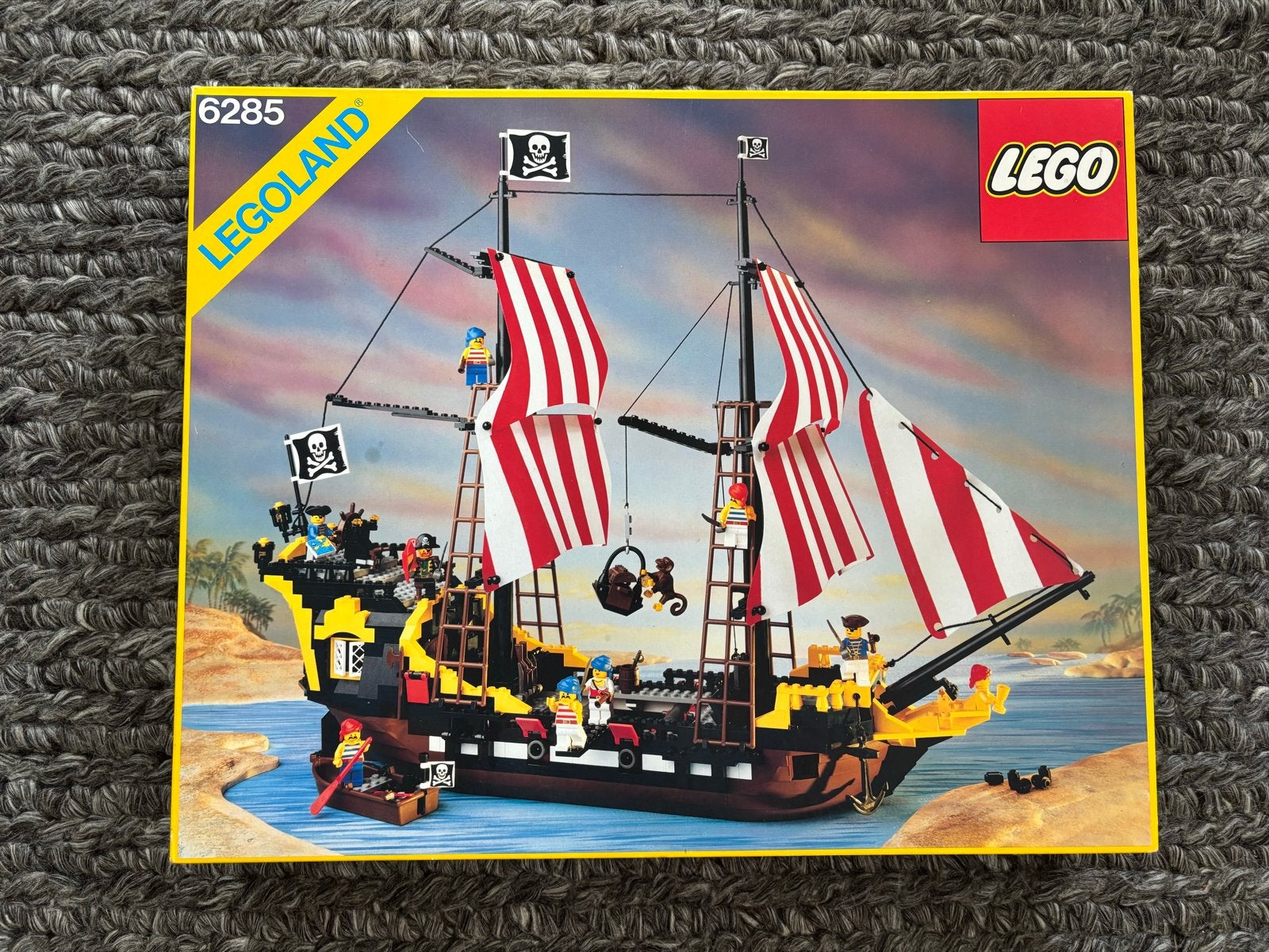 LEGO Piraten schip 6285 Barracuda - ALLEEN COMPLETE DOOS, Lego, Zo goed als nieuw, Compleet, Complete set