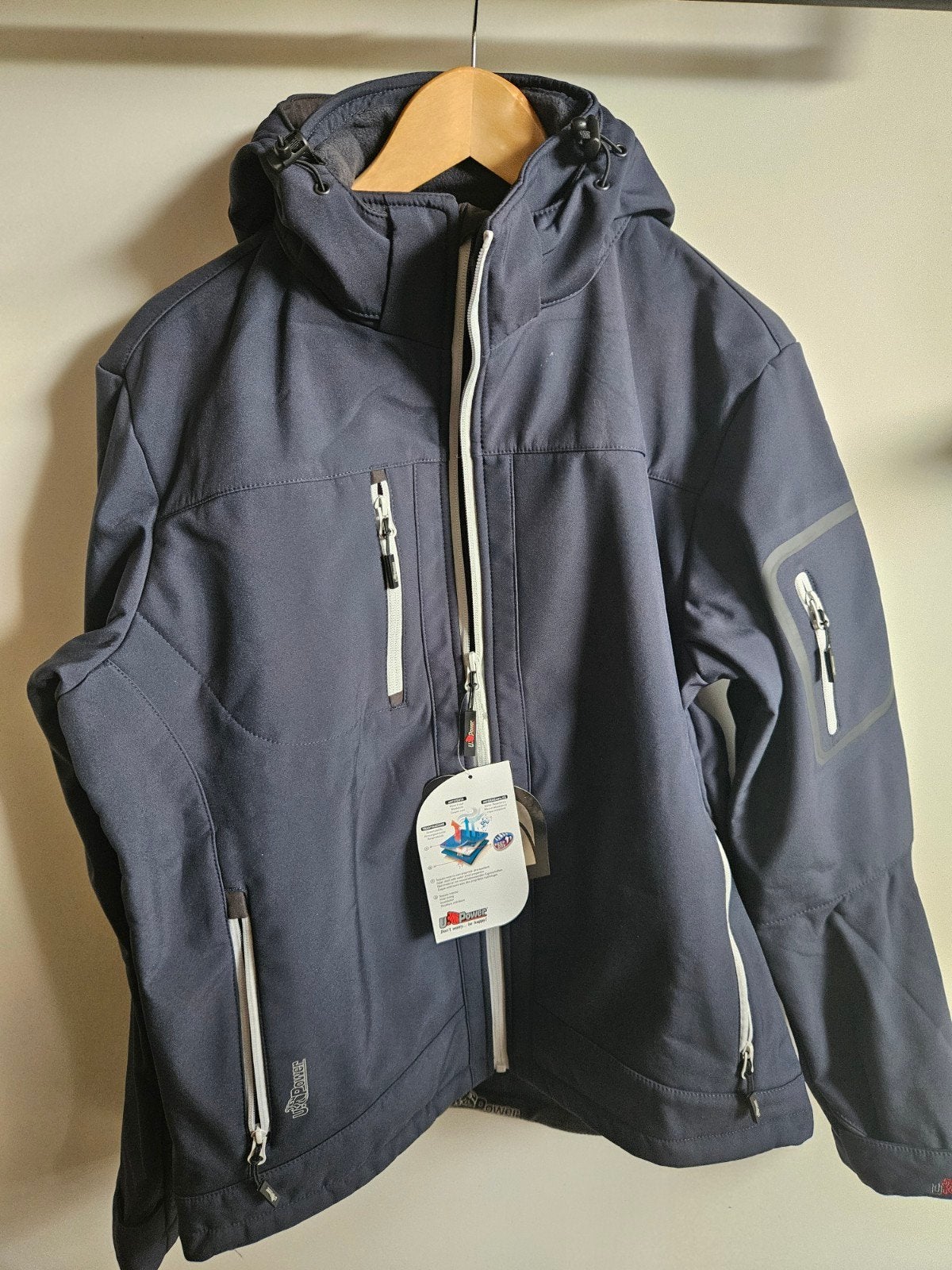 Heren Softshell Jas - Maat XL - Nieuw, Blauw, Maat 46/48 (XL) of groter, OX-Power, Nieuw
