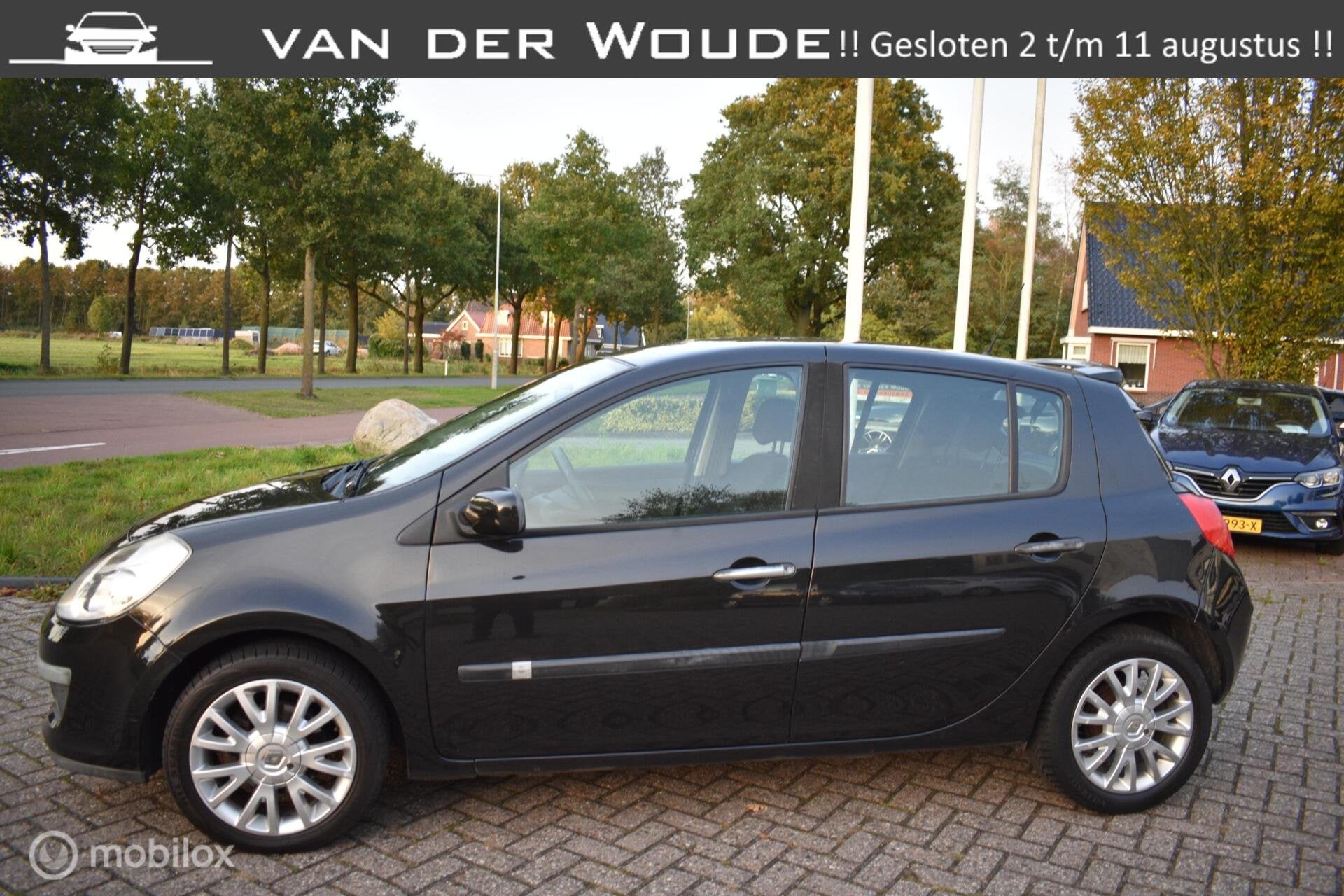Renault Clio 1.2 TCe Dynamique 5DRS, '09 Airco|Cruise!, Voorwielaandrijving, 4 cilinders, Zwart, Origineel Nederlands