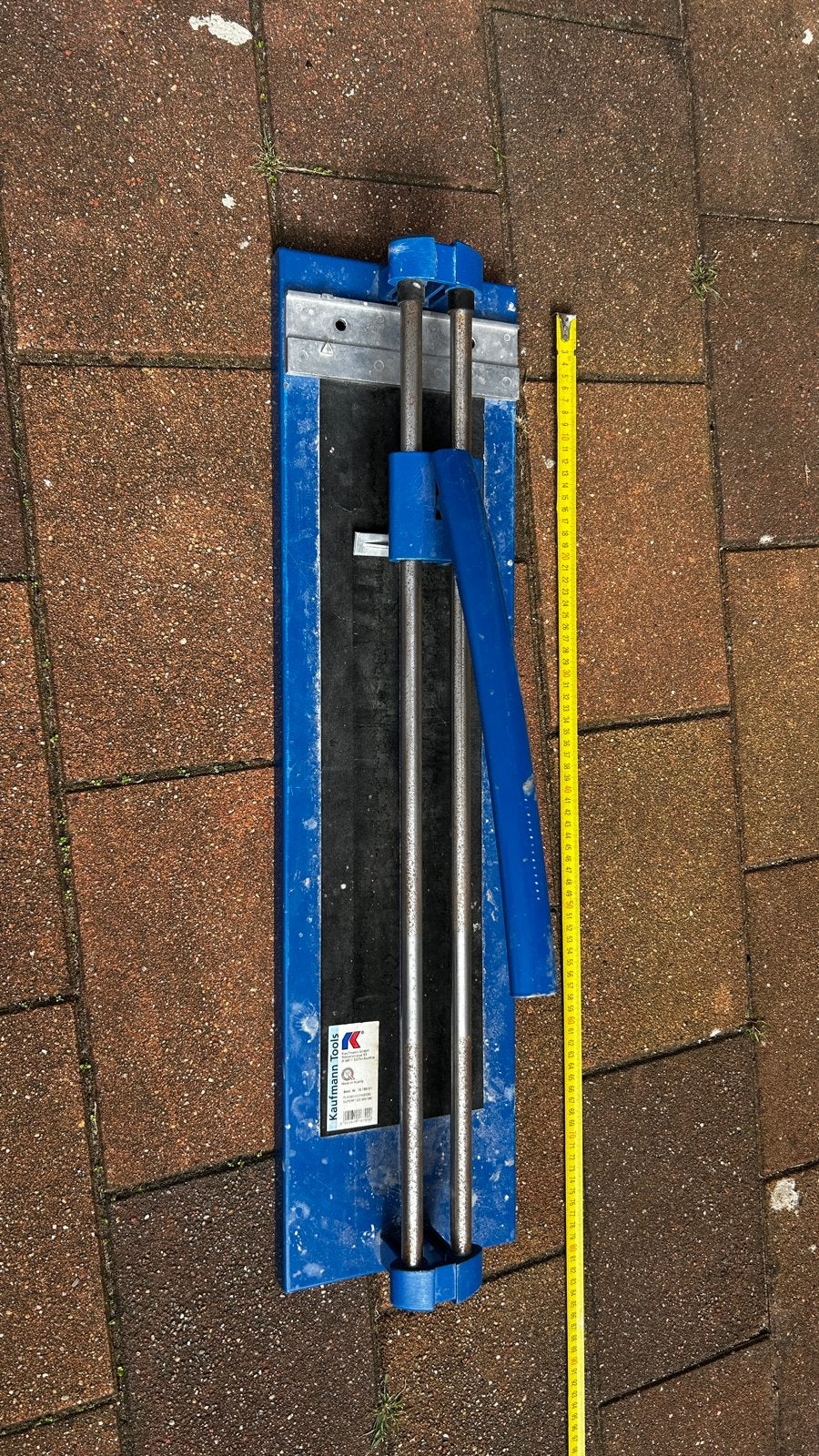 Tegelsnijder - Handig gereedschap voor tegelwerk, Ophalen of Verzenden, Gebruikt, Snijgereedschap, Overige merken