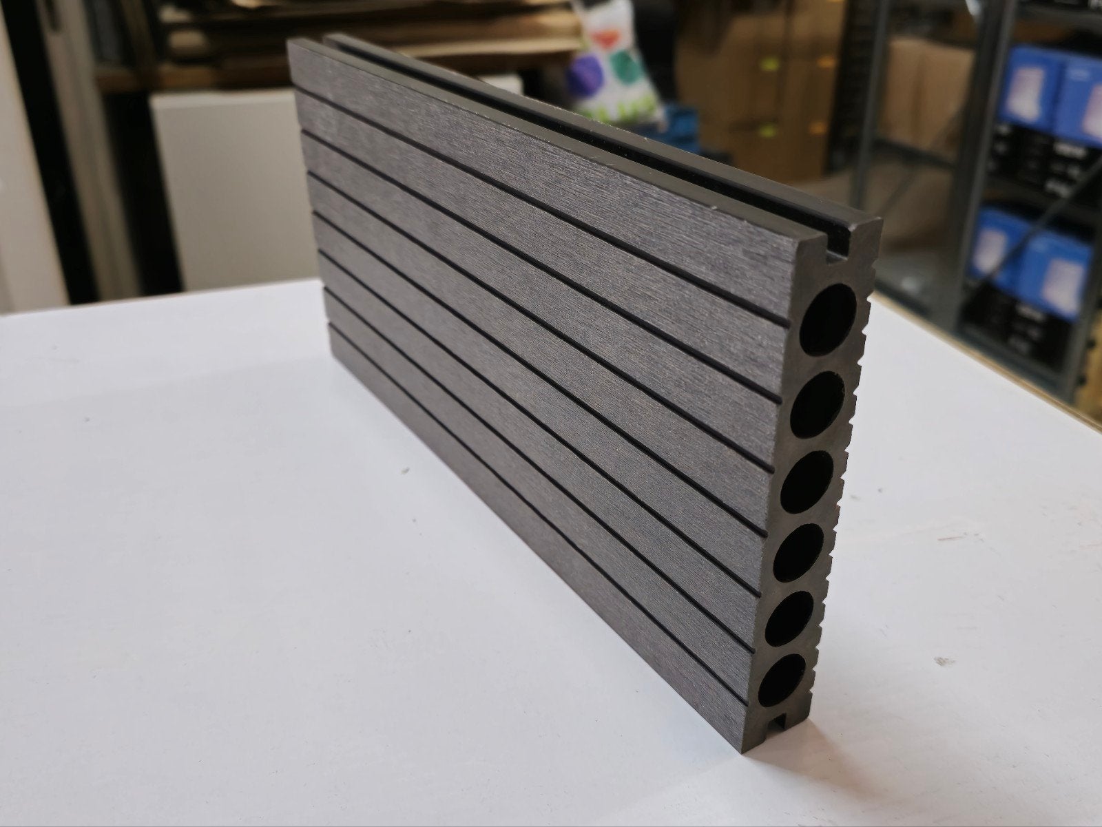 Semi-massieve composiet vlonderplanken 2.5x14cm, 5.8m lang, Tuin en Terras, Terrasdelen en Vlonders, Nieuw, Hout, Ophalen of Verzenden