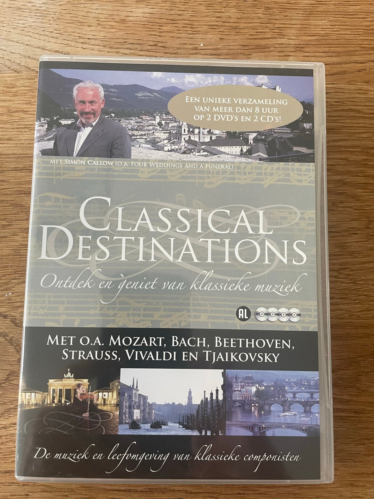 Classical Destinations Boxset: 2 DVD's & 2 CD's, Cd's en Dvd's, Ophalen of Verzenden, Zo goed als nieuw, Boxset, Inclusief DVD