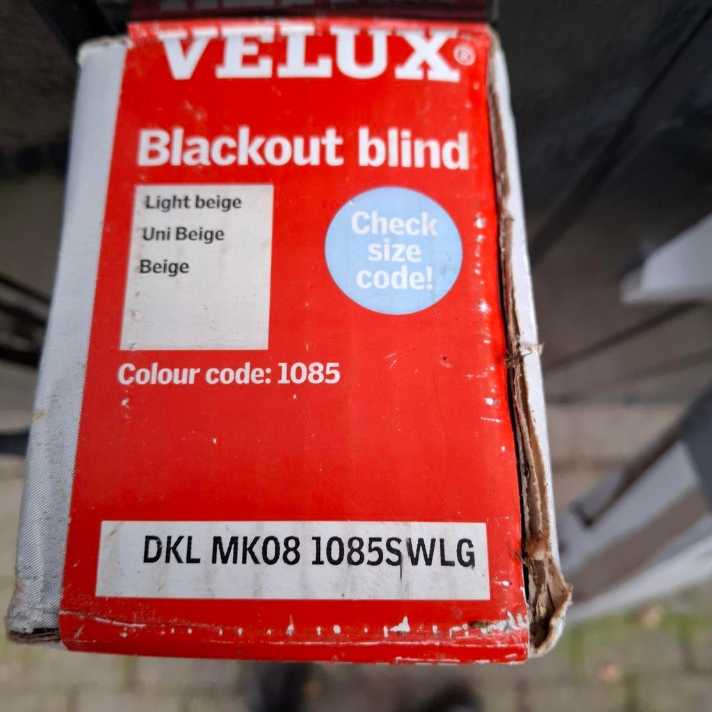 Velux verduisteringsgordijn 2x, Ophalen, Nieuw, Minder dan 80 cm, Dakraam