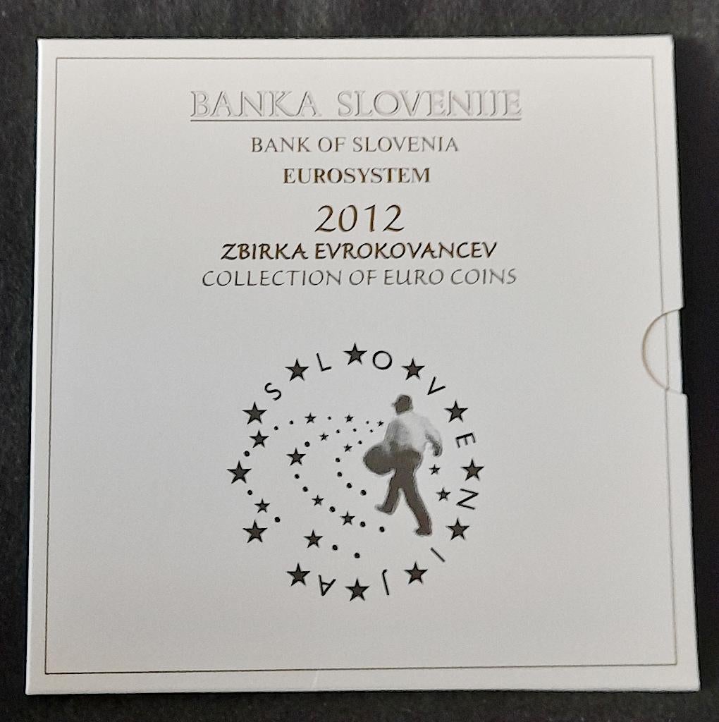 Slovenie BU muntenset 2012 1 ct t/m 2 euro + 2 munten, Postzegels en Munten, Munten | Europa | Euromunten, Ophalen of Verzenden
