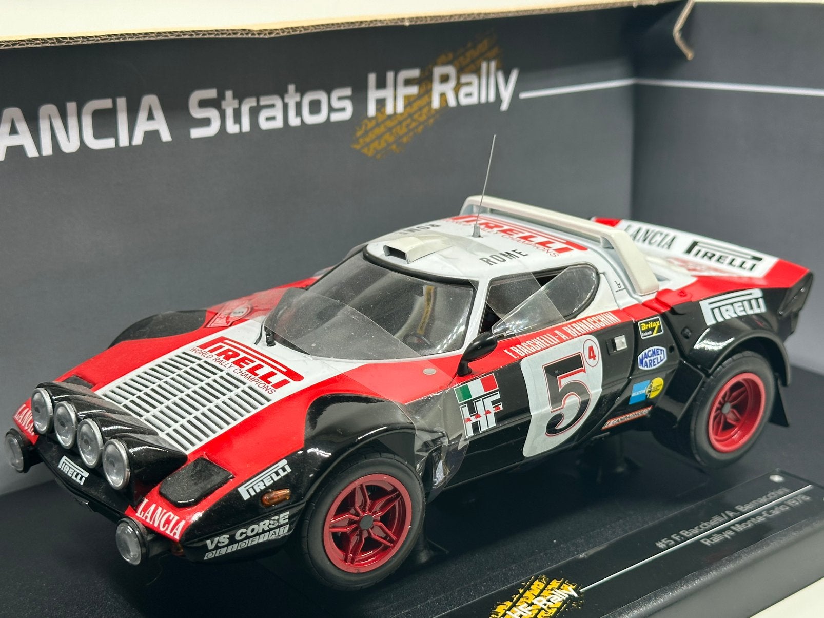 SUN STAR 1:18 LANCIA STRATOS HF #5 RALLYE MONTE- CARLO 1978, Ophalen of Verzenden, Nieuw, Auto, Sun Star
