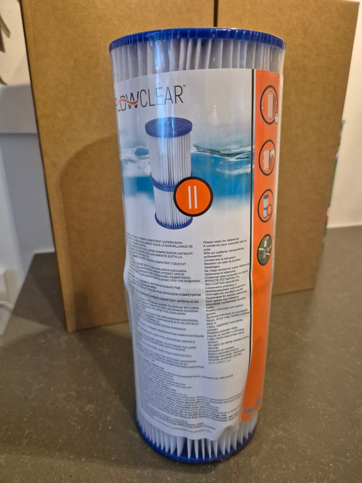Zwembadfilters Flow Clear maat 2, Tuin en Terras, Ophalen of Verzenden, Nieuw, Filter