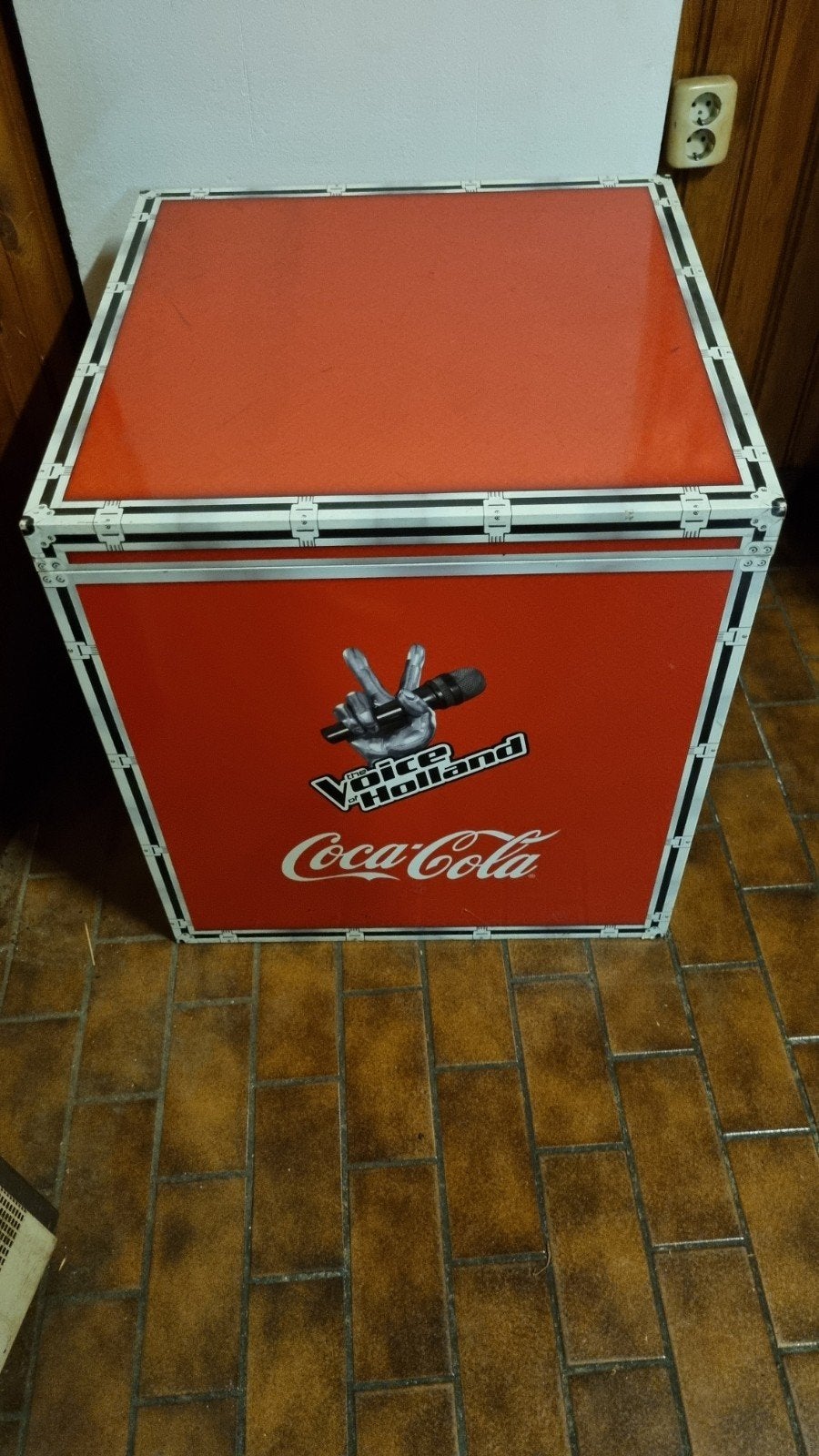 The Voice of Holland (Coca Cola)opbergkist, Ophalen, Gebruikt
