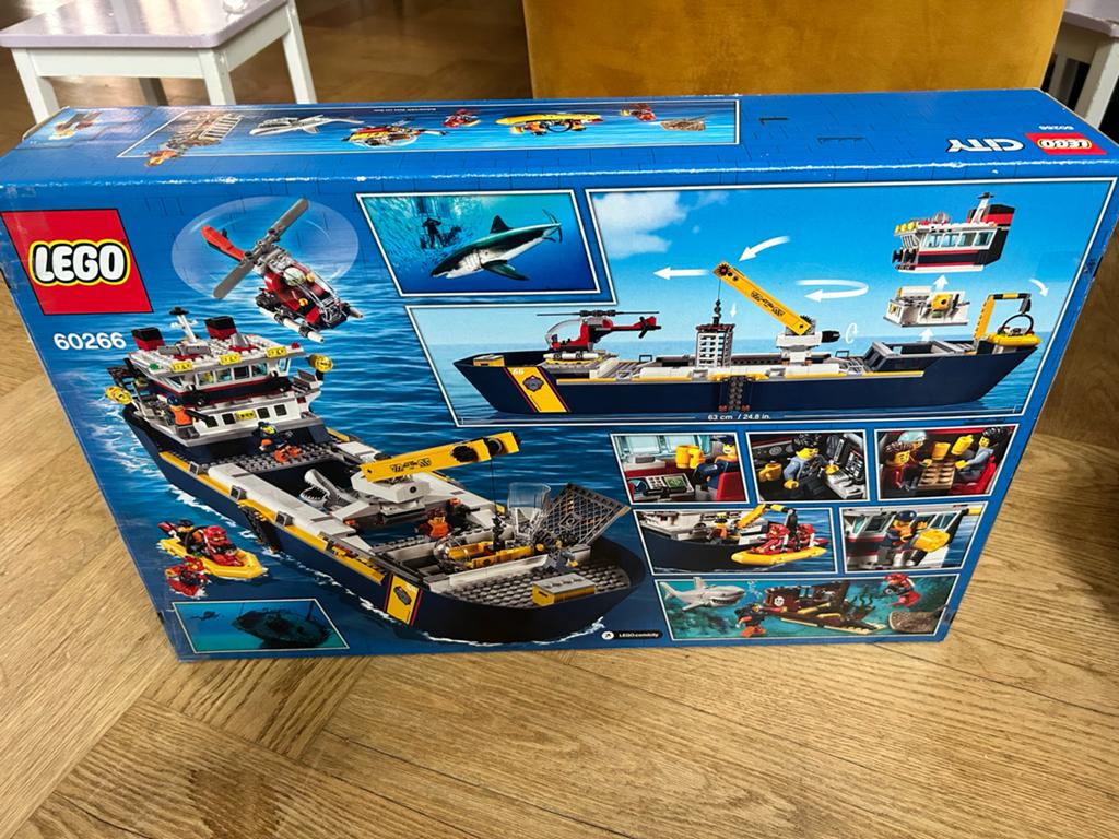 Lego City 60266 Oceaan Onderzoeksschip - Compleet, City, Lego, Ophalen of Verzenden, Zo goed als nieuw