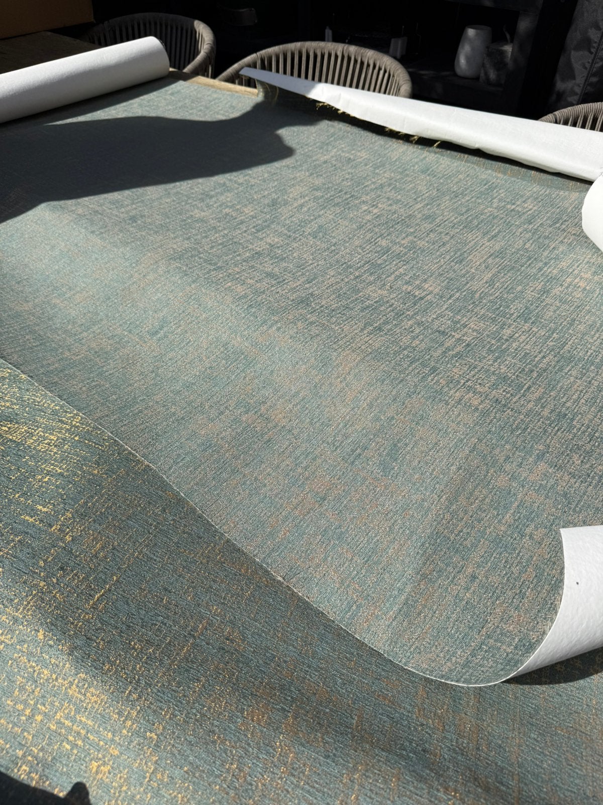 DWC luxe behang Boogy Woogie, Huis en Inrichting, Stoffering | Behang, Overige patronen, Meerkleurig, Dutch Wallcoverings, Ophalen of Verzenden