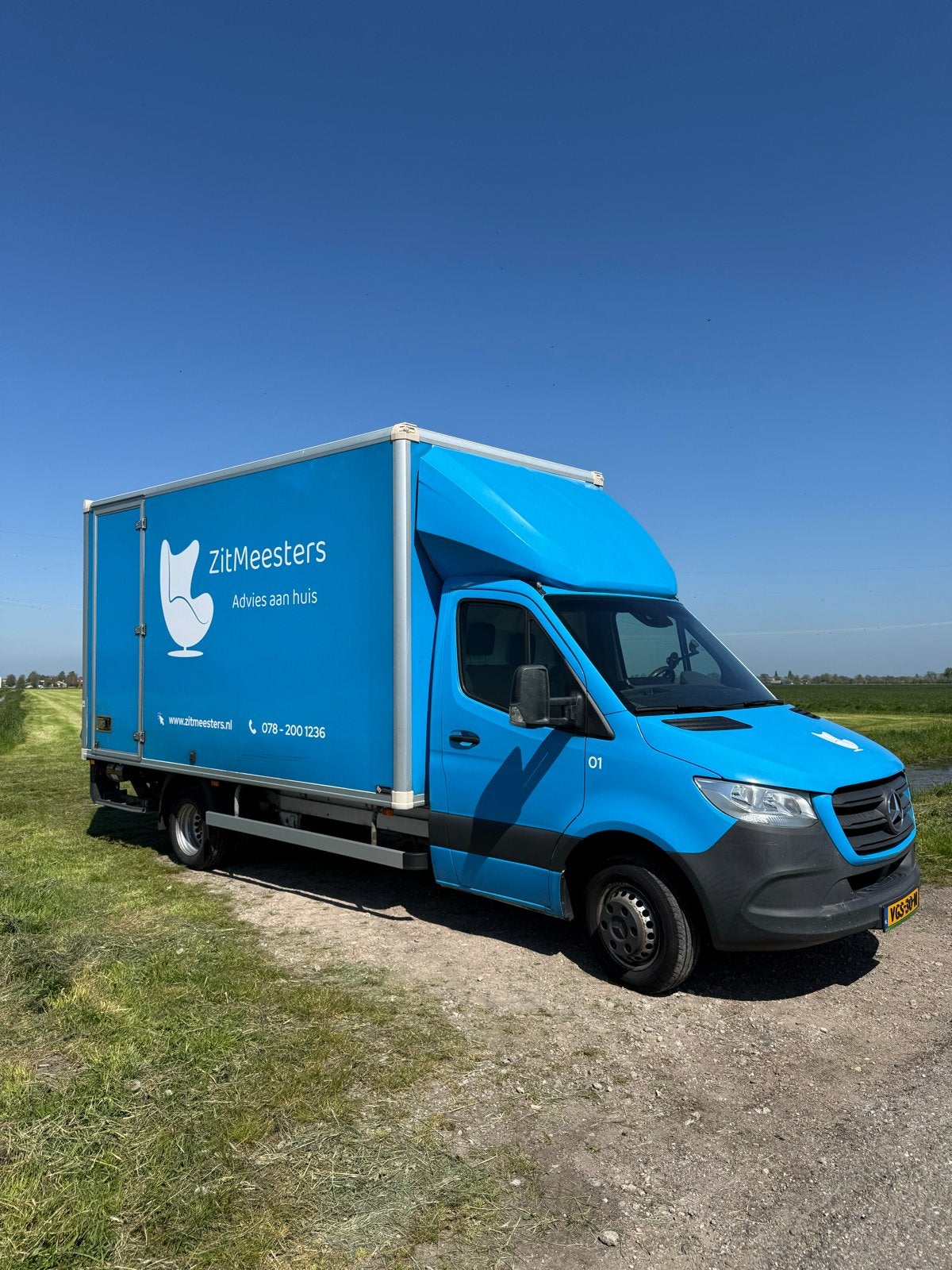 Mercedes-Benz Sprinter 2020 Wit, Auto's, Stof, 143 pk, Blauw, Particulier