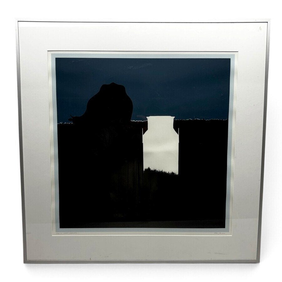 Han Jansen (1931-1994) - Koe en melkbus, Gesigneerd, Ophalen of Verzenden, Abstract, Zeefdruk