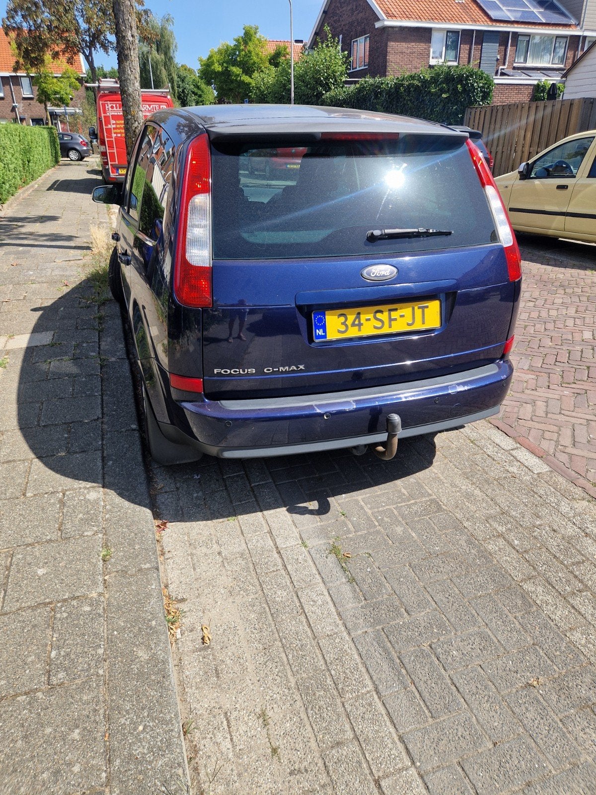 Ford C-Max 1.8 88KW 2004 Blauw, Voorwielaandrijving, 1287 kg, 4 cilinders, Blauw
