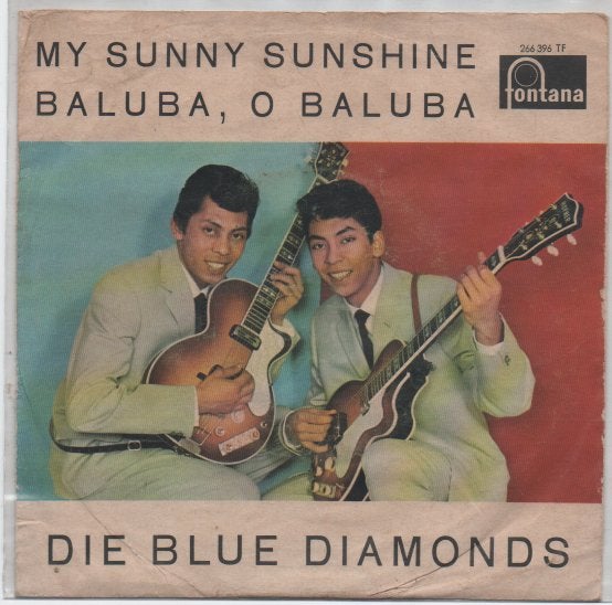 Blue Diamonds- My Sunny Sunshine, Cd's en Dvd's, Vinyl Singles, Zo goed als nieuw, Beschermende buitenhoes, Fotohoes, Originele persing