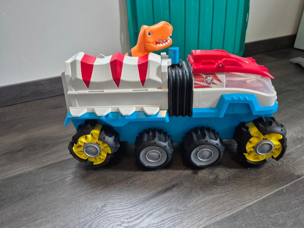 Paw patrol dino bus, Kinderen en Baby's, Speelgoed | Speelgoedvoertuigen, Ophalen, Zo goed als nieuw