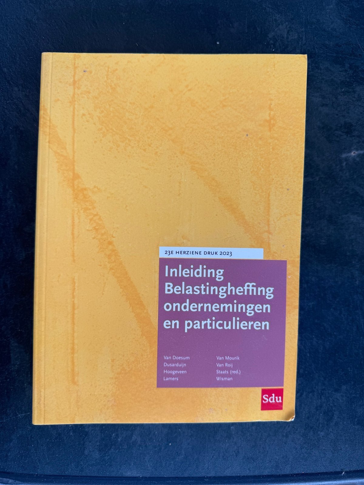 Inleiding Belastingheffing ondernemingen en particulieren, Ophalen, Gamma, Gelezen, WO