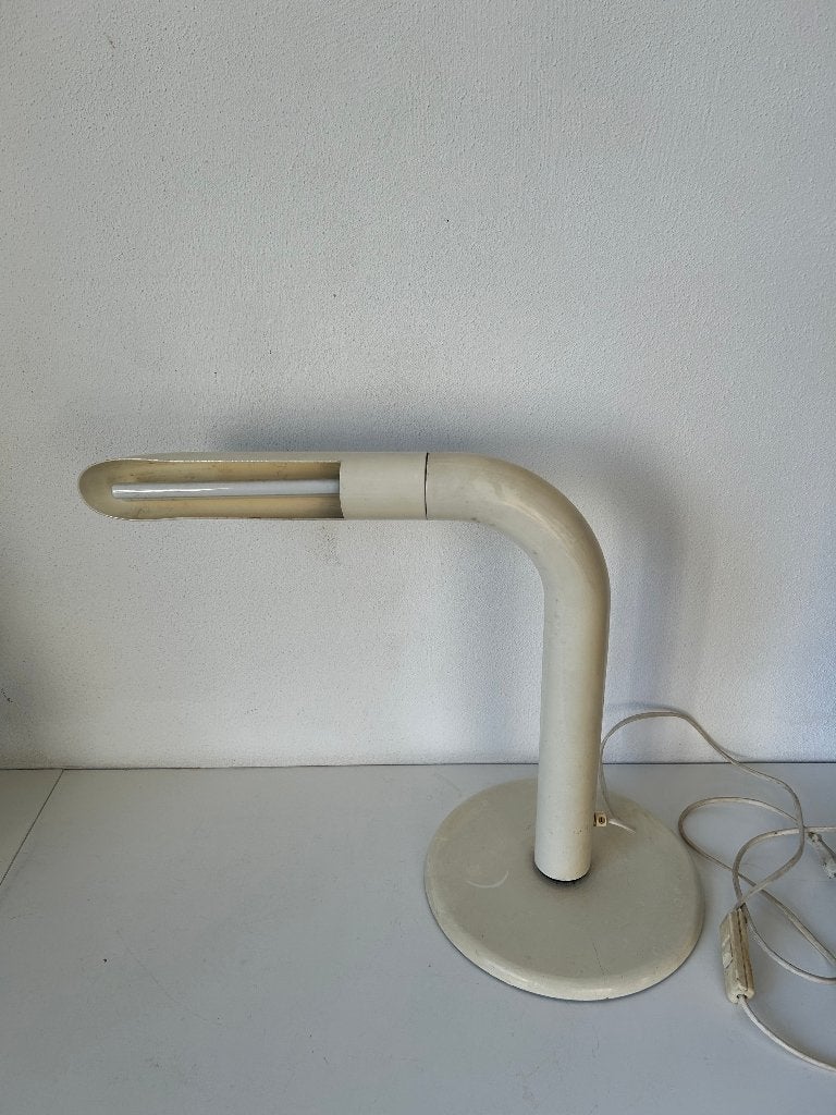 Vintage Tube Bureaulamp -, Beige, Bureaulamp, Gebruikt, Ophalen of Verzenden