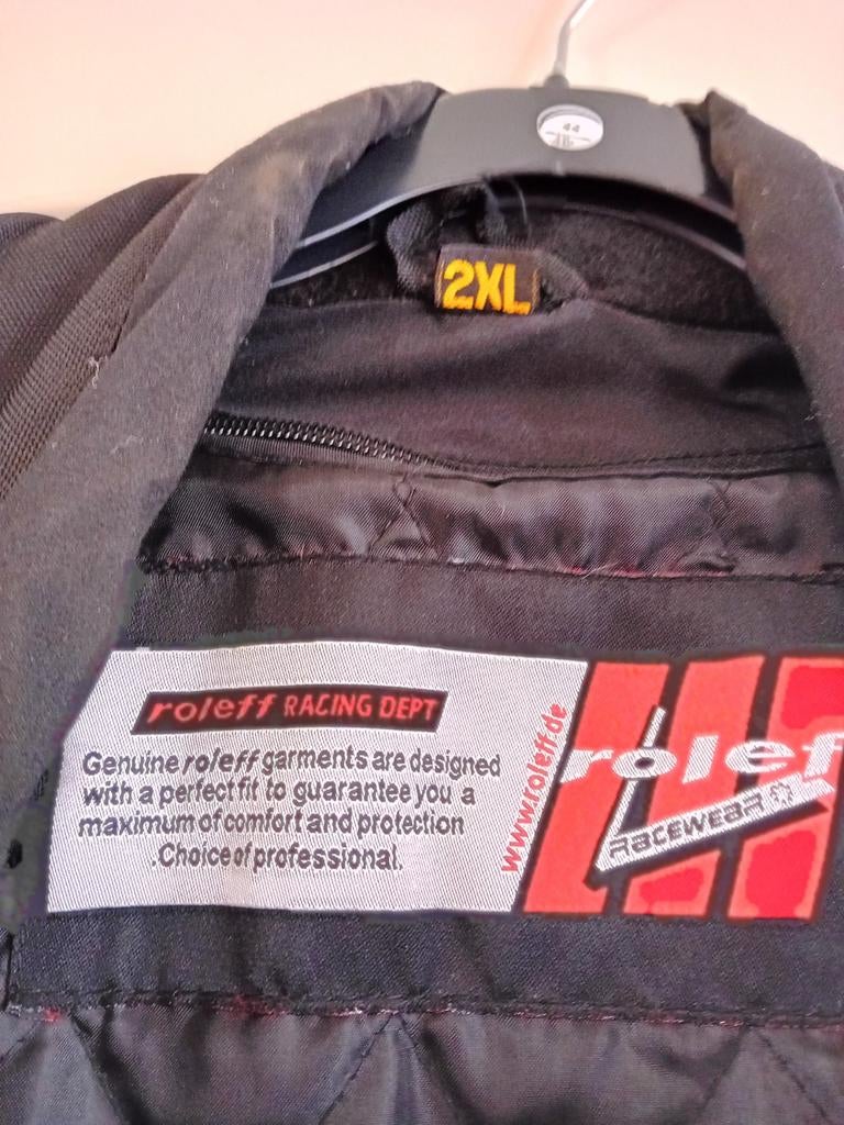 Roleff Racewear Motorjas 2XL - Zwart Textiel, Motoren, Kleding | Motorkleding, Jas | textiel, Heren, Tweedehands, Ophalen