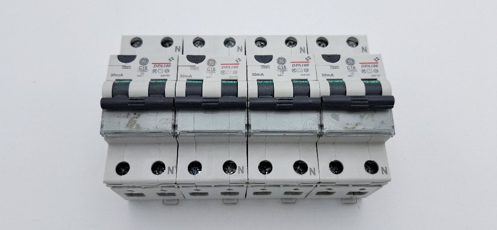 General Electric Groepenkast Aardlekautomaat C16 30mA (2x), General Electric, Gebruikt, Onbekend, Ophalen of Verzenden