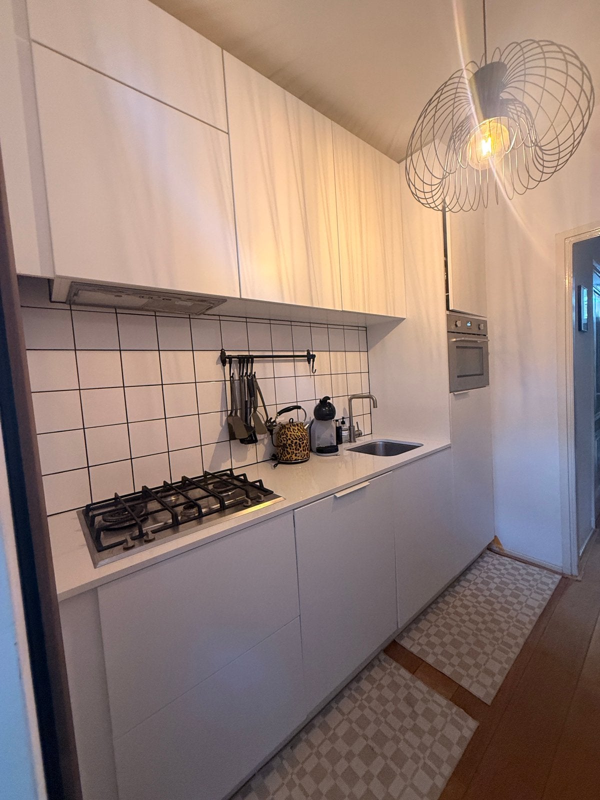 Complete keuken, Ophalen, Zo goed als nieuw, Graniet of Steen, Enkelwandige keuken
