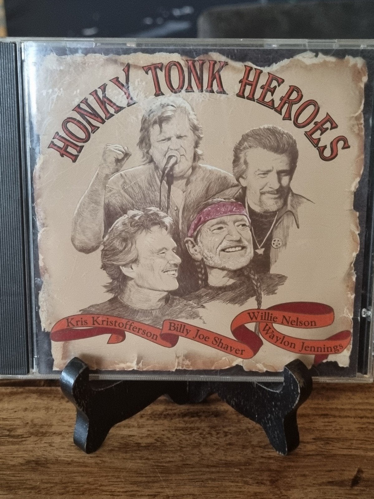 Honky Tonk Heroes CD - Kris Kristofferson, Willie Nelson, Ophalen of Verzenden, Gebruikt, Album