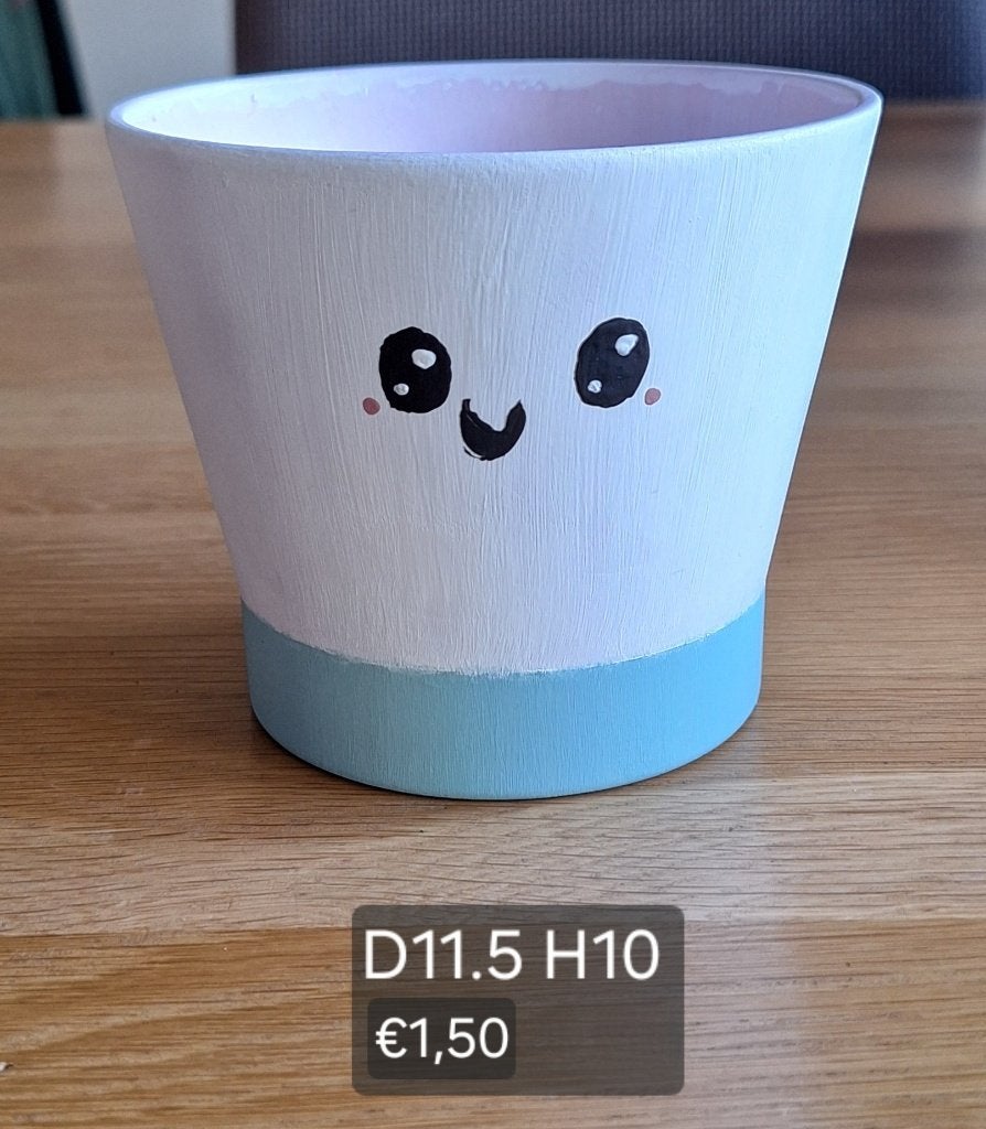 Bloempot/plantpot, Ophalen, Rond, Binnen, Zo goed als nieuw