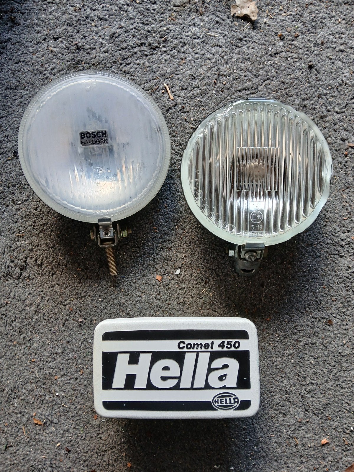 Bosch Halogeen en Hella Comet 450 Verstralers/Mistlampen, Ophalen of Verzenden, Gebruikt, Universele onderdelen