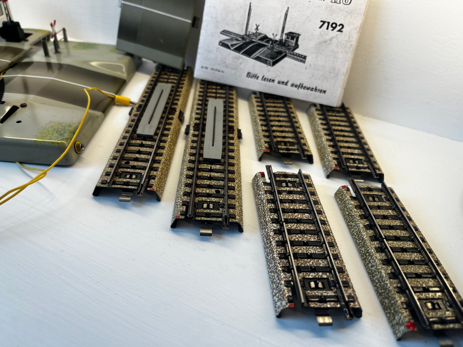 Märklin 7192 automatische spoorwegovergang H0 – in OVP, Wisselstroom, Rails, Ophalen of Verzenden, Zo goed als nieuw