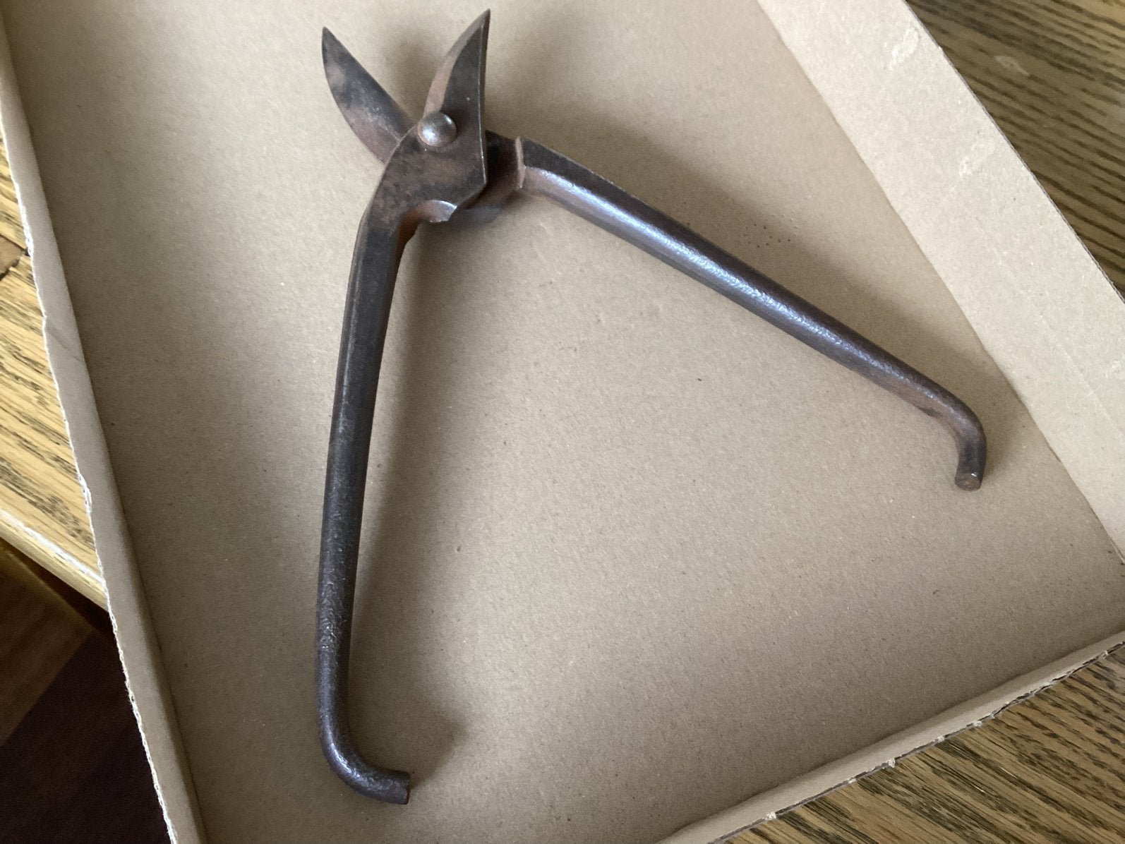 Antieke plaatstaal schaar,26 cm., Antiek en Kunst, Antiek | Gereedschap en Instrumenten, Ophalen of Verzenden