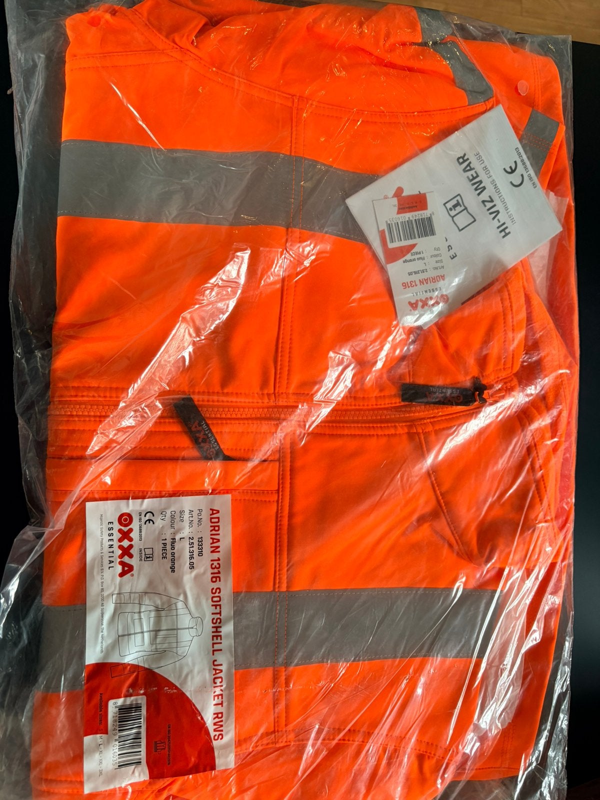Oranje werk jas | S t/m XXL, Tuin en Terras, Ophalen, Nieuw, Jas
