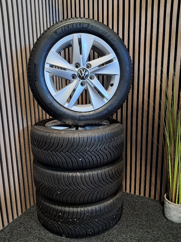 16 inch 5x112 VW Audi Seat Skoda All Season 6+ mm / Zie Adv., Ophalen, Gebruikt, 16 inch, VW