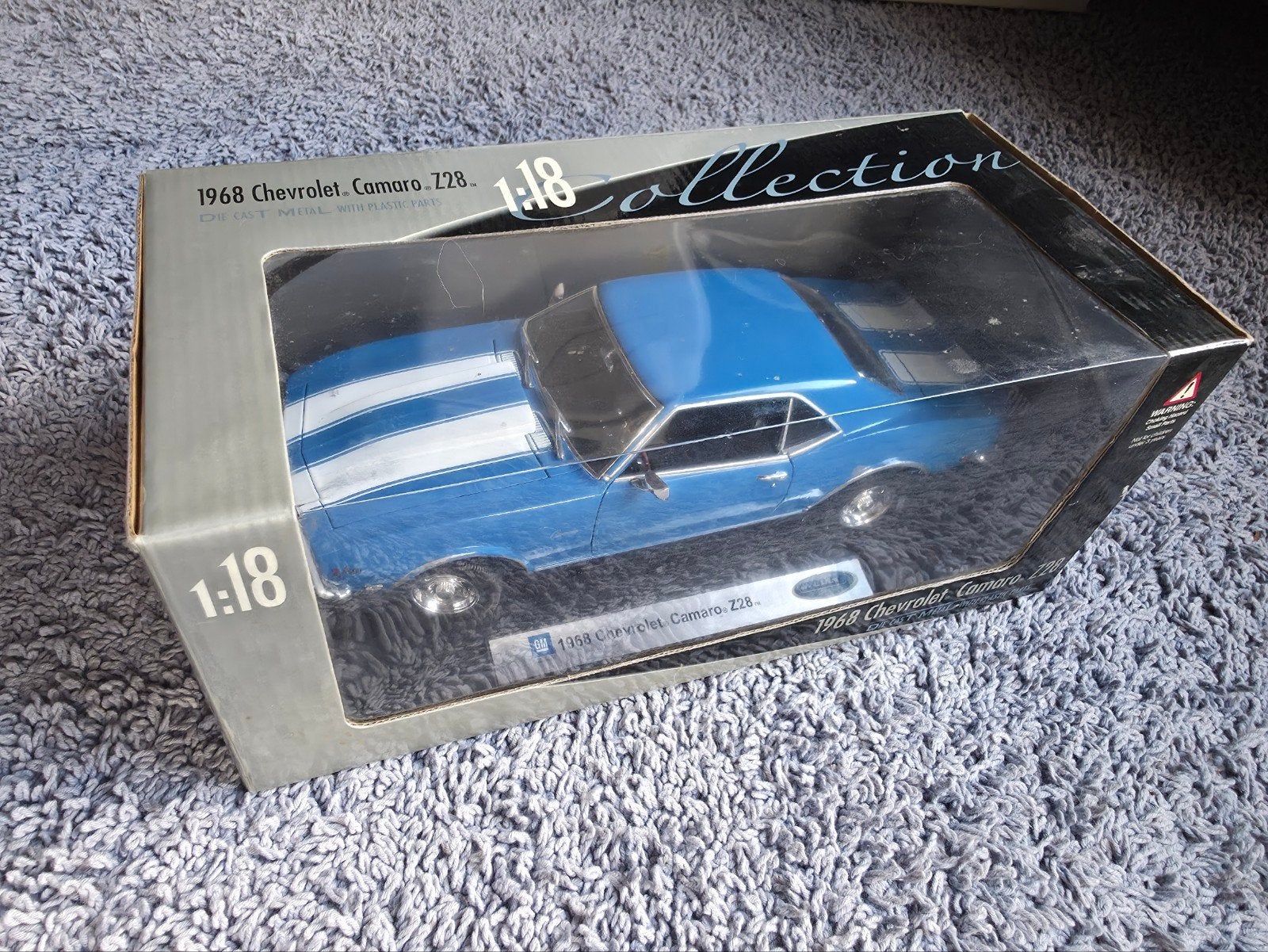 1968 Chevrolet Camaro Z28 Diecast Model 1:18, Hobby en Vrije tijd, Ophalen of Verzenden, Zo goed als nieuw, Auto, Overige merken