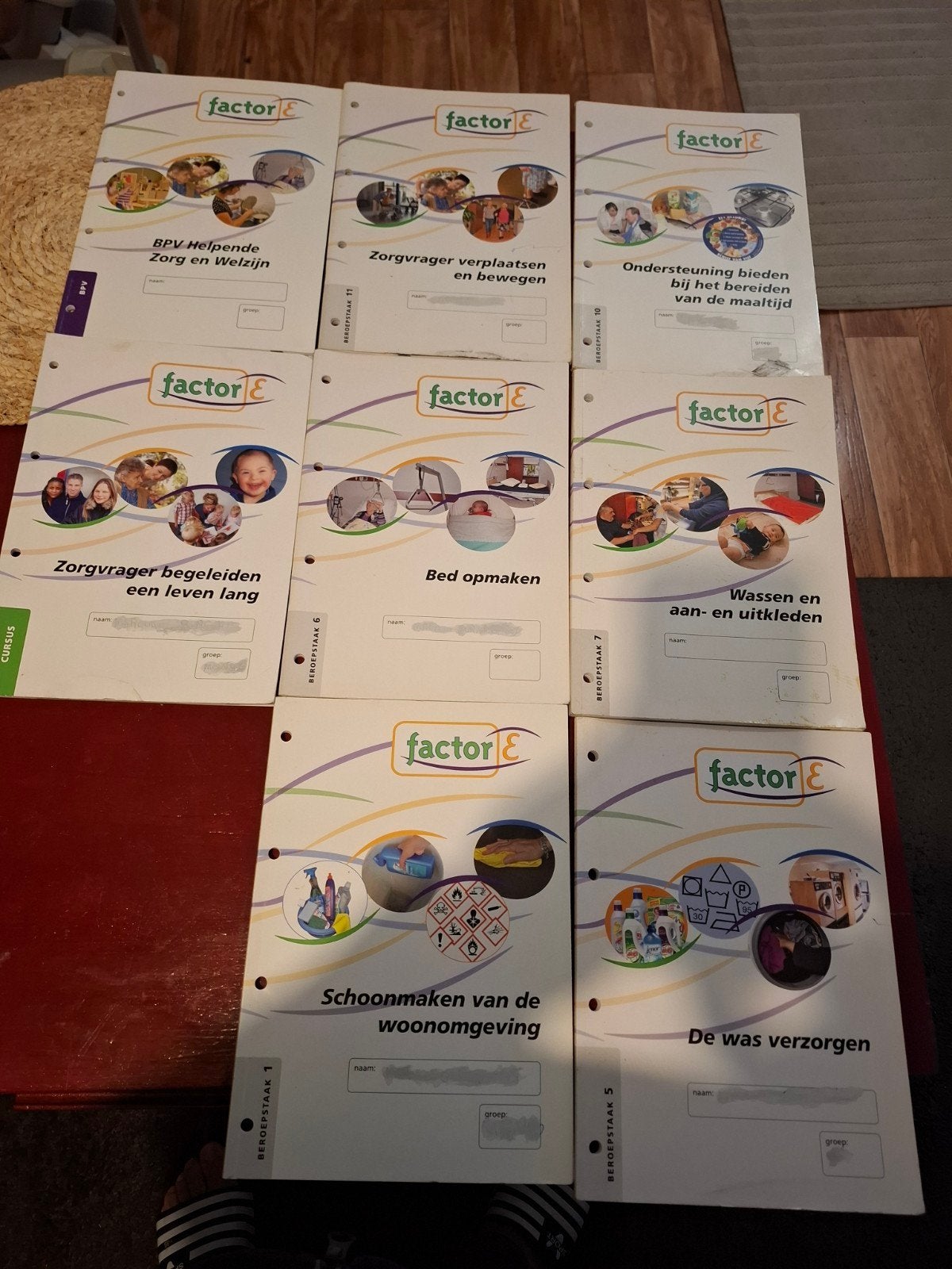 Factor E Zorg en Welzijn Studieboeken (9 stuks), Boeken, Ophalen of Verzenden, MBO, Gamma, Onbekend