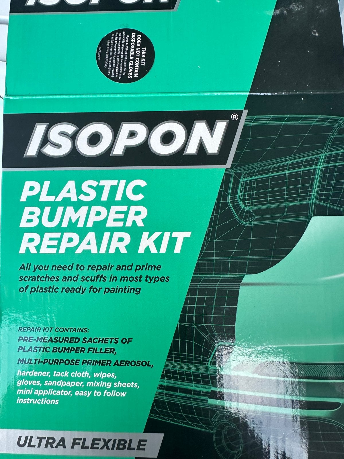 ISOPON Plastic Bumper Reparatie Kit / Auto lak kit, Auto-onderdelen, Voor, Nieuw, Ophalen of Verzenden, Toyota