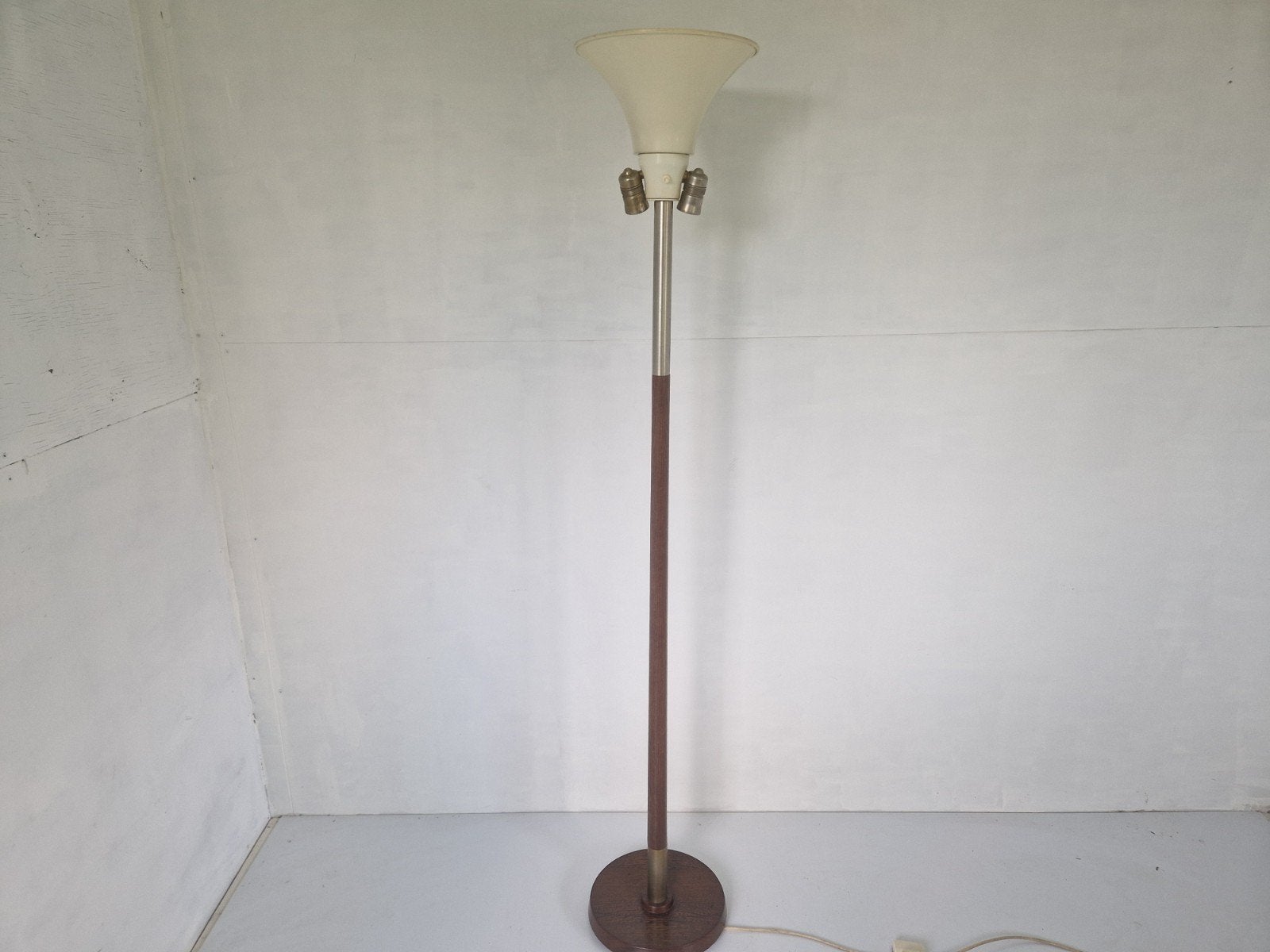 Giso gispen stijl wenge vloerlamp design vintage, Ophalen, Gebruikt, Onbekend, Onbekend