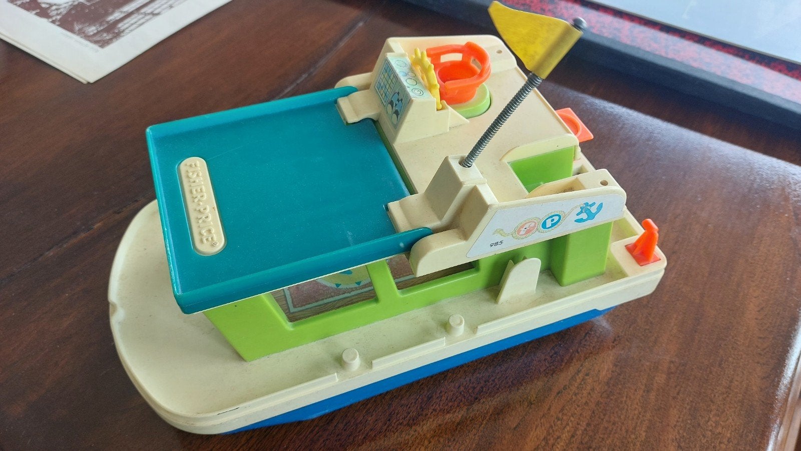 Vintage Fisher-Price Speelboot, Ophalen of Verzenden, Gebruikt, Speelset