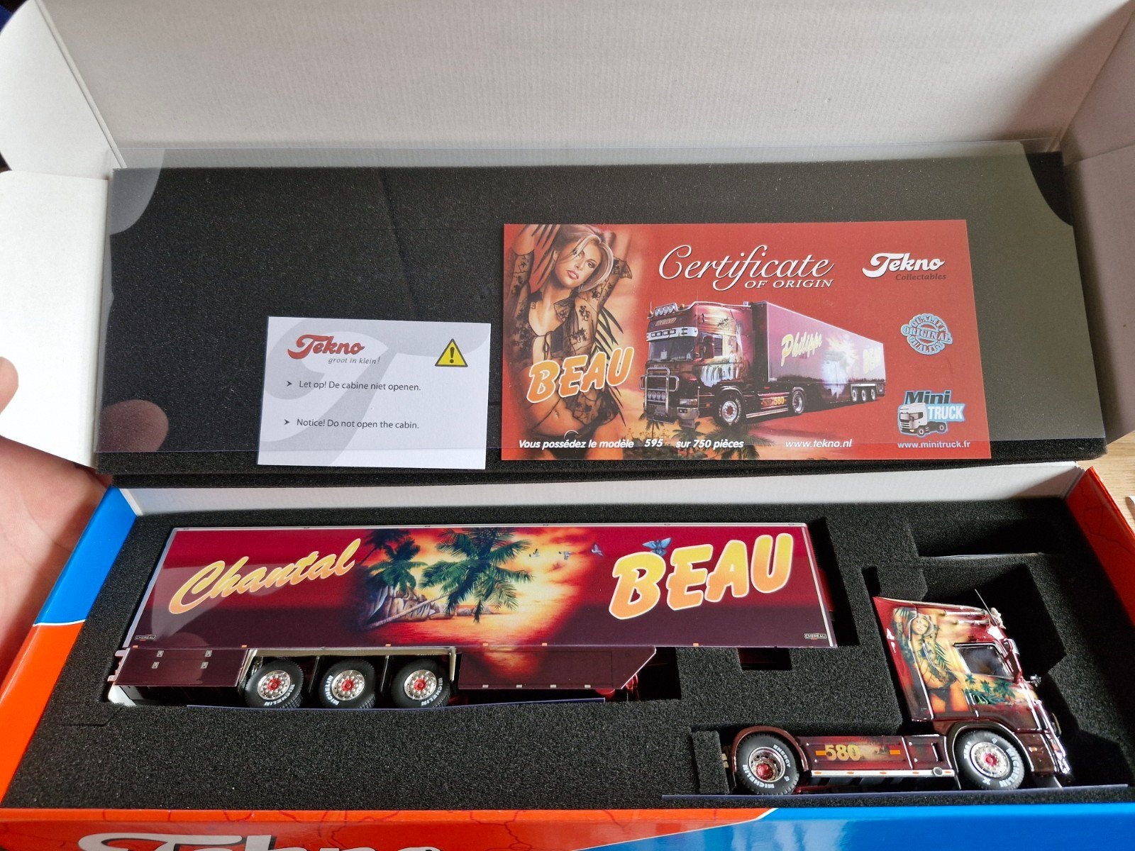 Tekno scania 4serie beau, Ophalen of Verzenden, Nieuw, Bus of Vrachtwagen, Tekno